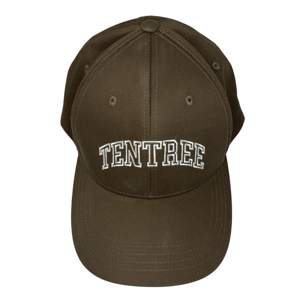 NWT Tentree Vintage Elevation Hat Brown White Embroidered Snapback Y2K Casual